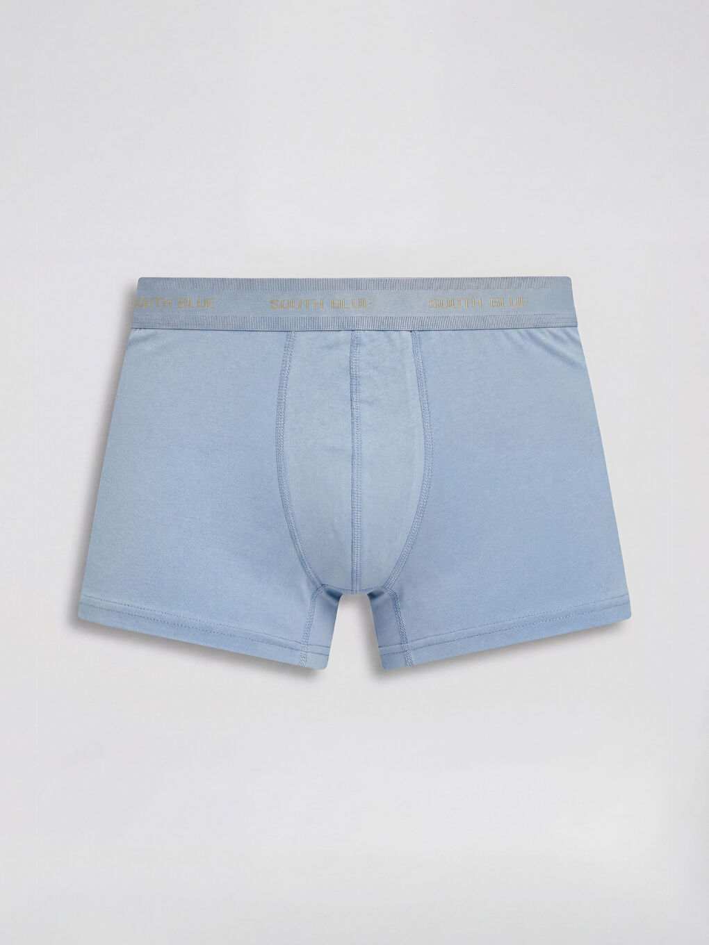 Mavi Pamuklu Esnek Erkek Boxer 3'lü-2
