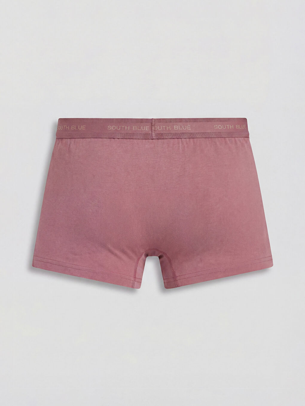 Mavi Pamuklu Esnek Erkek Boxer 3'lü-4