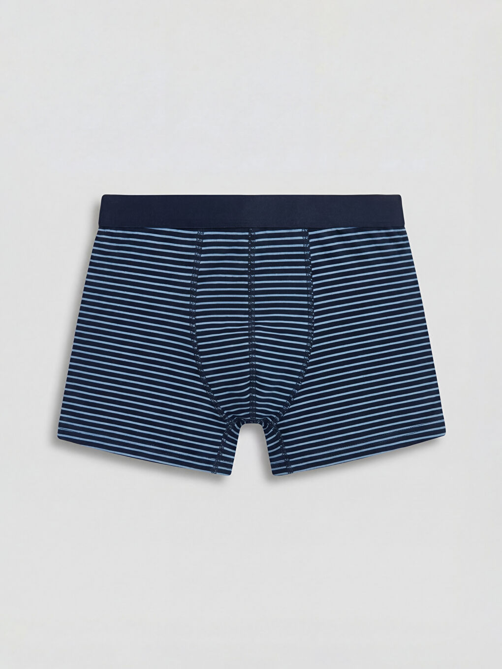 Lacivert Pamuklu Esnek Erkek Boxer 3'lü-2