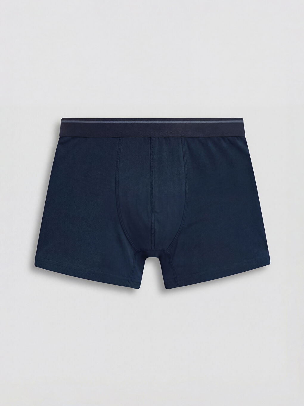 Lacivert Pamuklu Esnek Erkek Boxer 3'lü-3