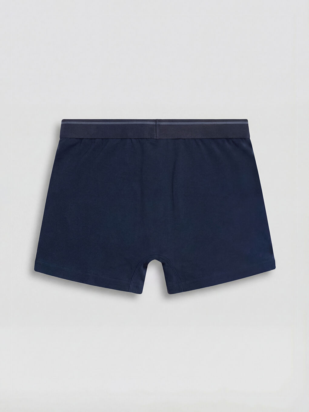 Lacivert Pamuklu Esnek Erkek Boxer 3'lü-4