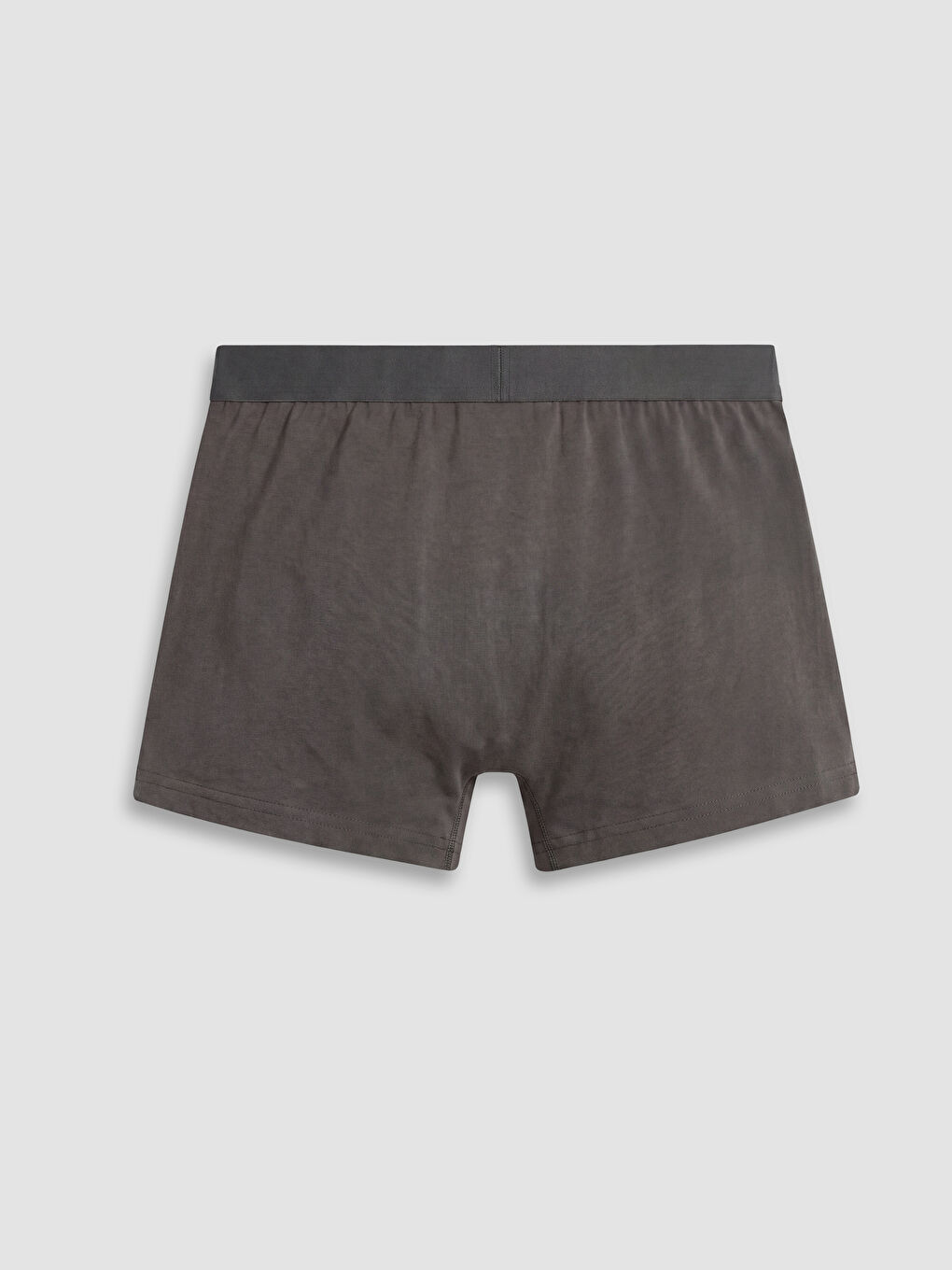 Gri Pamuklu Esnek 3'lü Erkek Boxer-2