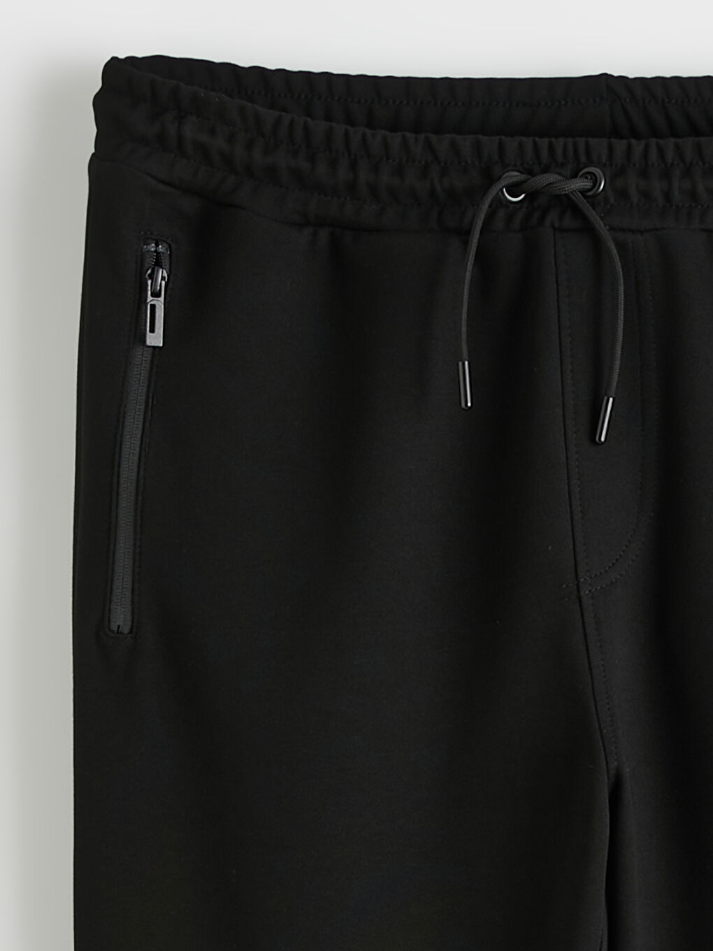 Siyah Standart Kalıp Erkek Eşofman Altı-4