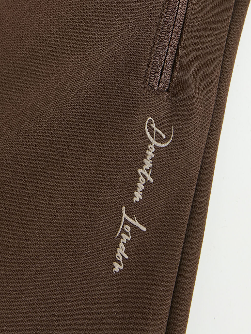Kahverengi Standart Kalıp Erkek Jogger Eşofman Altı-2