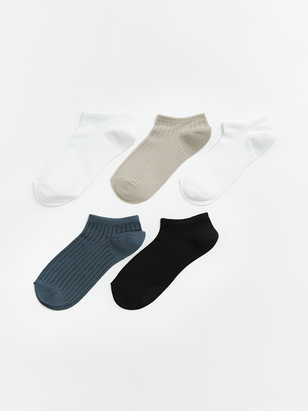 Karışık Erkek Sneaker Çorap 5'li Paket