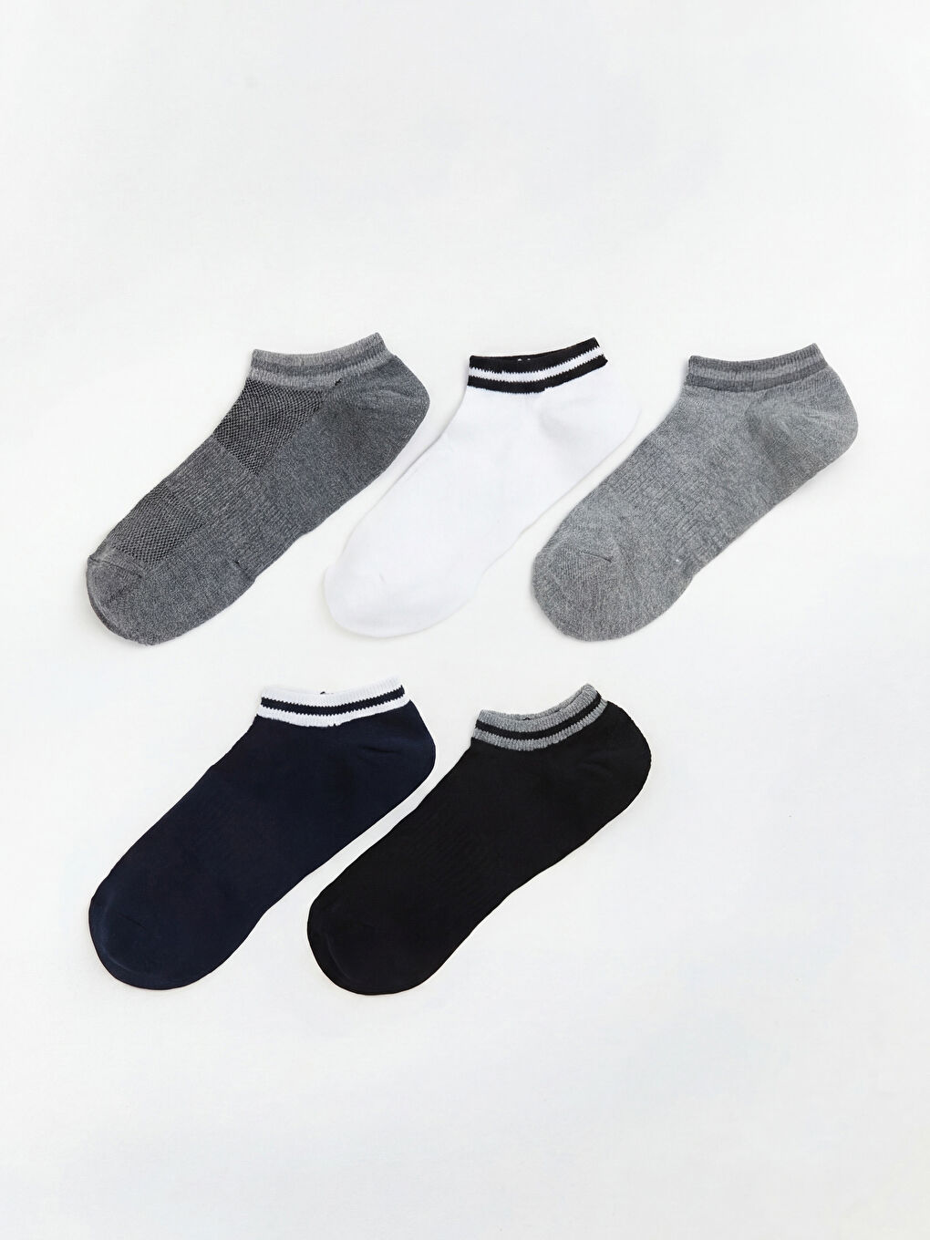 Karışık Erkek Patik Çorap 5'li