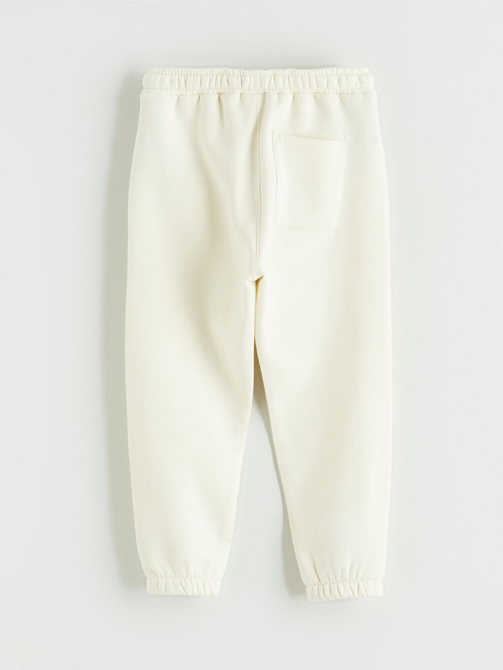 Bej Nakışlı Erkek Çocuk Kalın Jogger Eşofman Altı-2