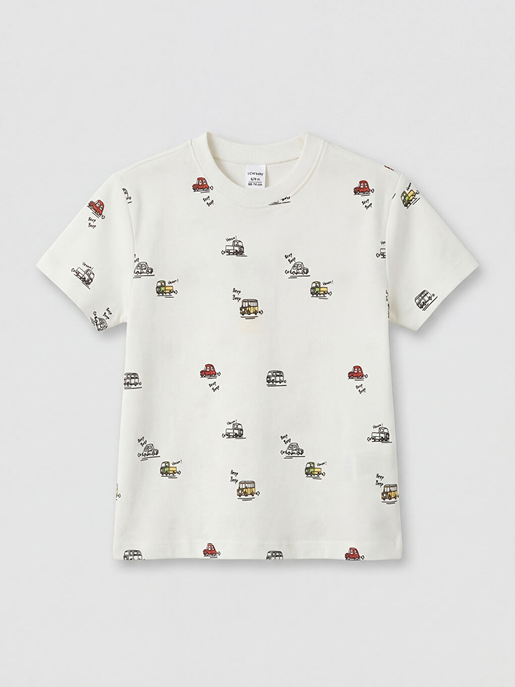 Crew Neck Printed Boys' T-Shirt