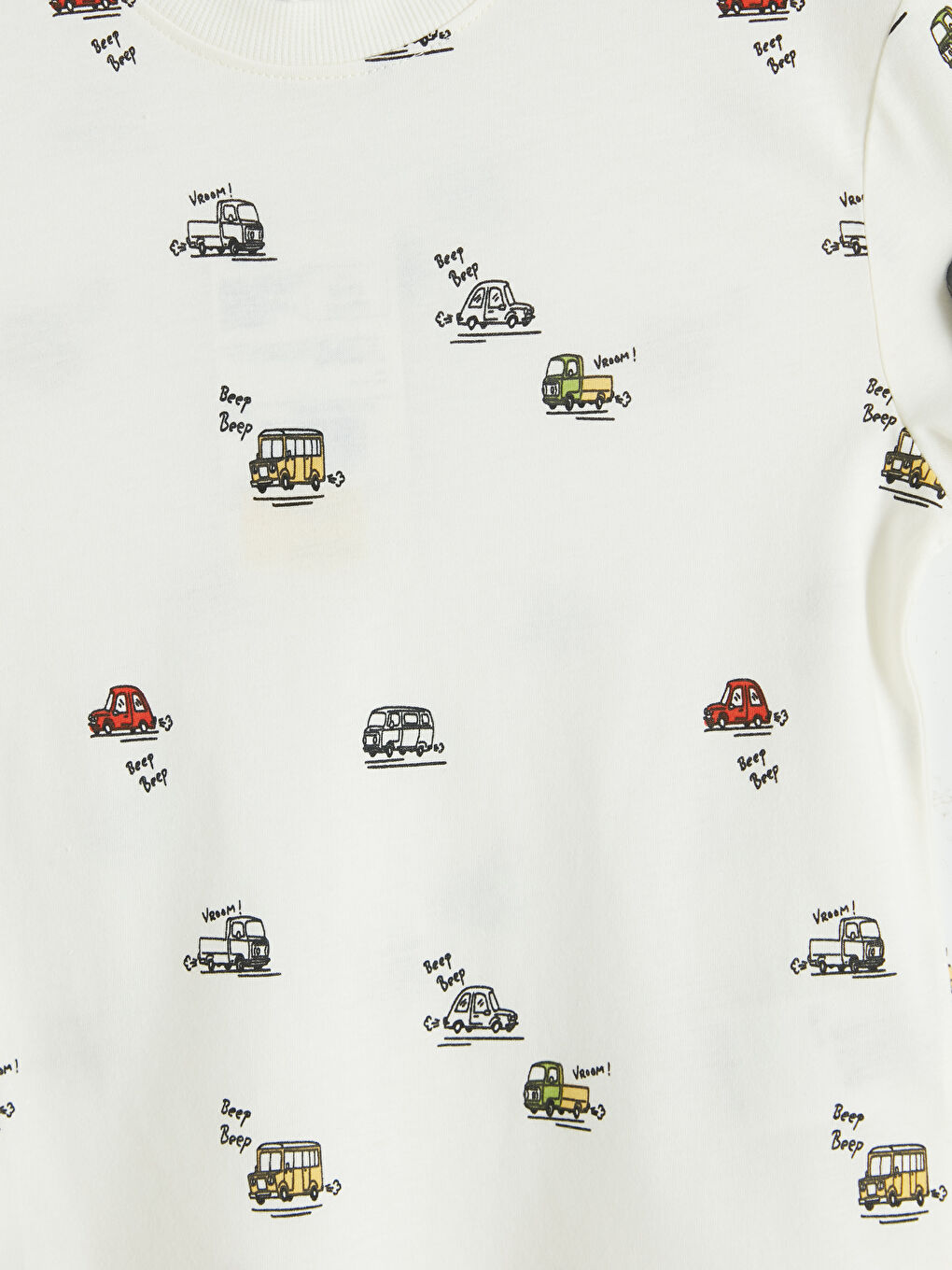 Crew Neck Printed Boys' T-Shirt-2