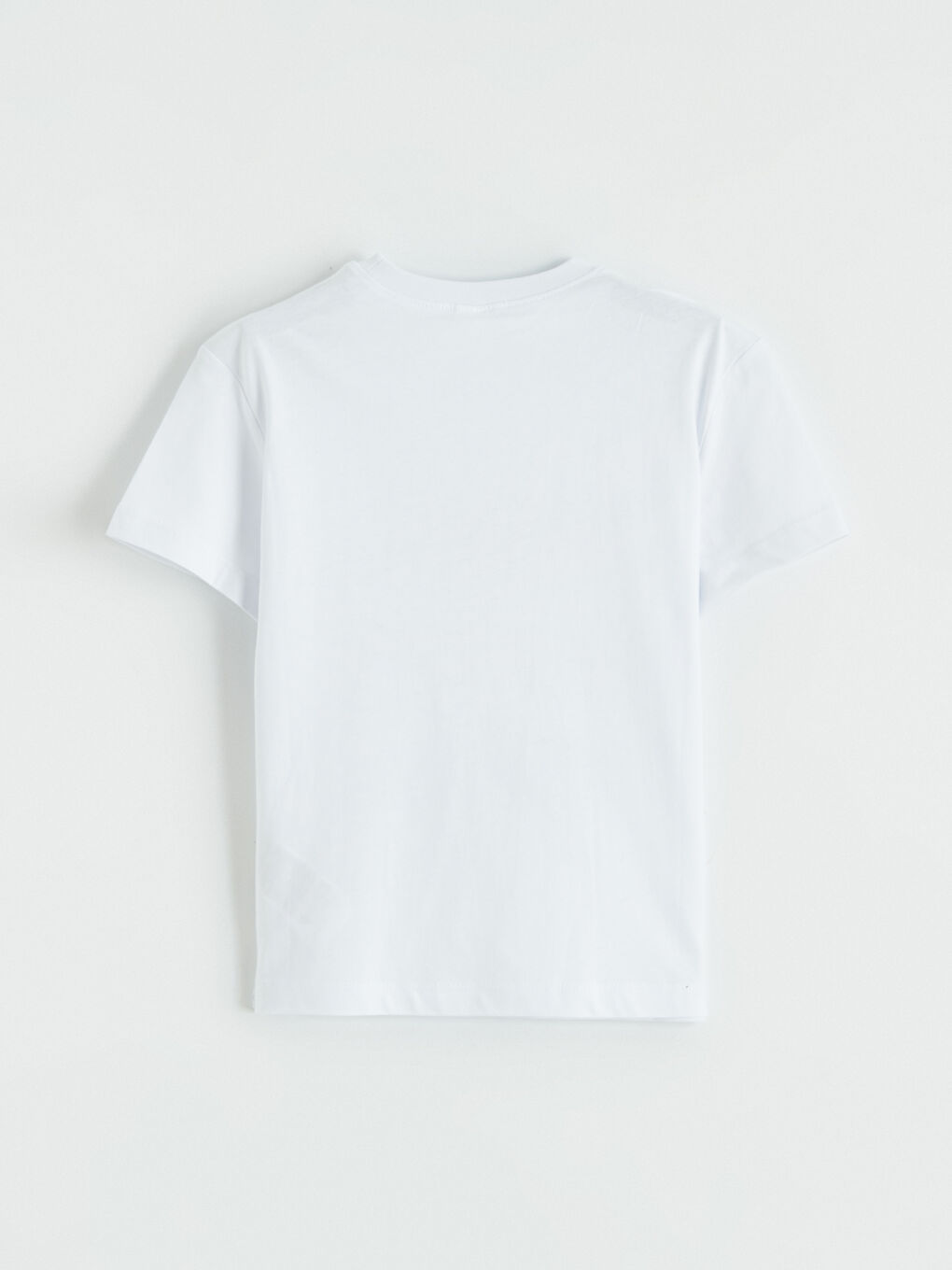 تي شيرت ياقة دائرية مطبوع-2