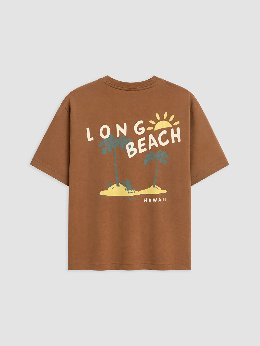 T-shirt Brun Garçon-1