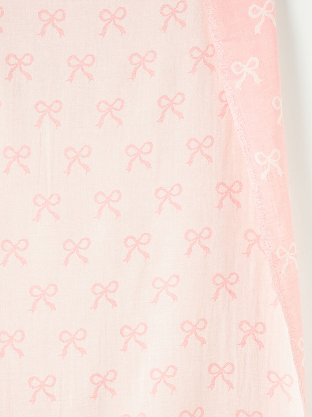 Pembe Fiyonk Desenli Peştemal Havlu 90x165 cm-2