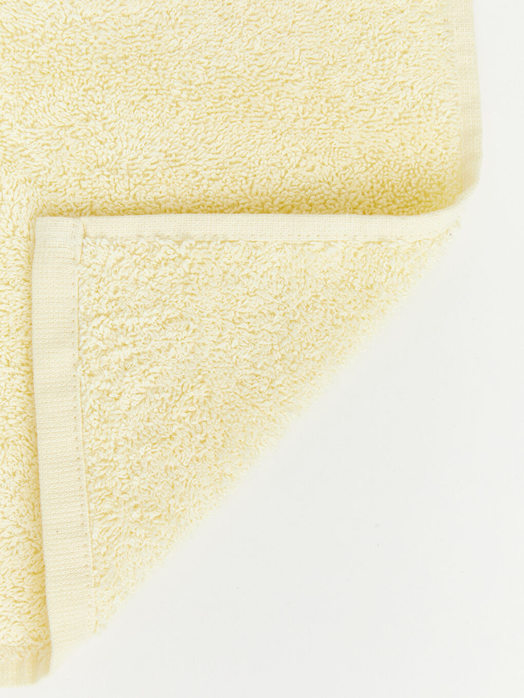 Sarı Nakışlı Yüz Havlusu 50x80 cm-2