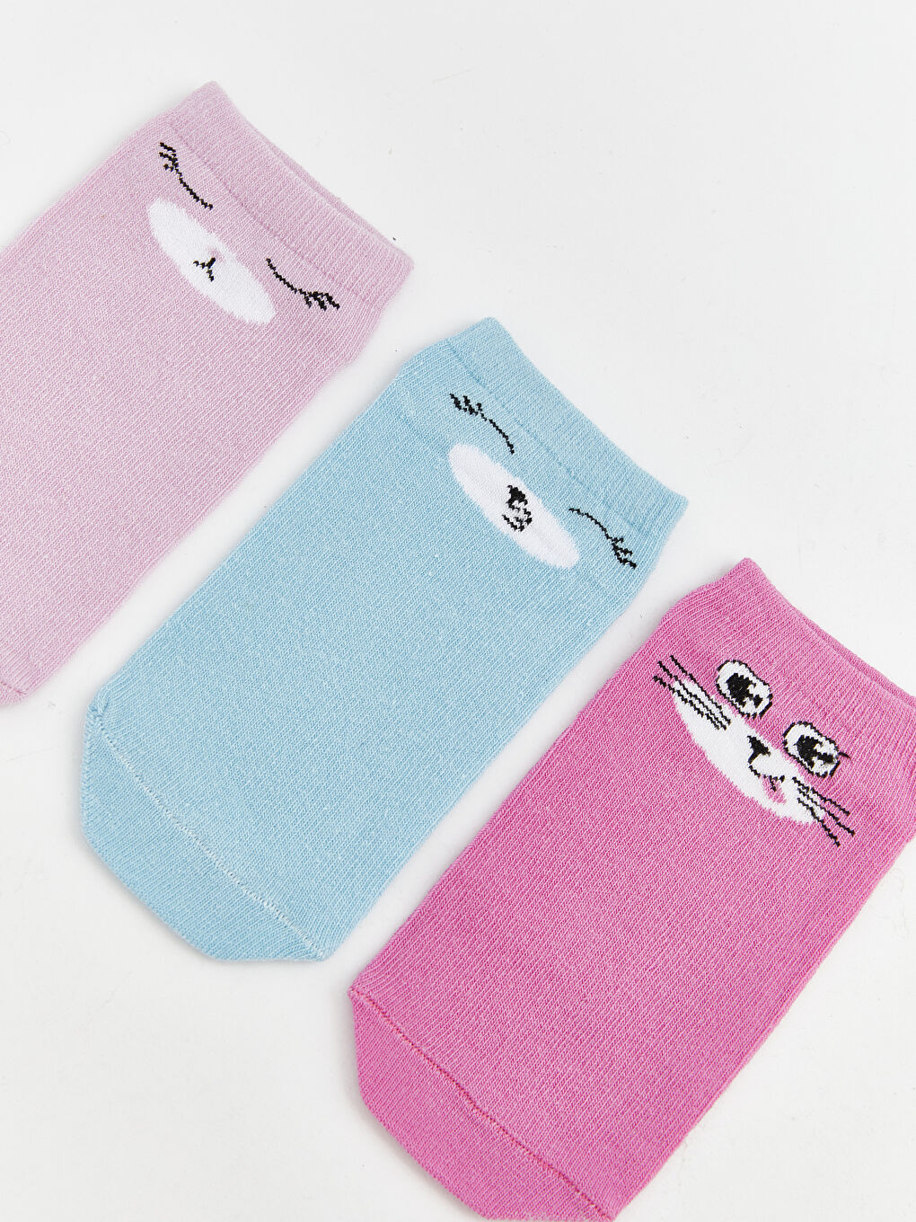 Girl LILAC Trainer Socks-1