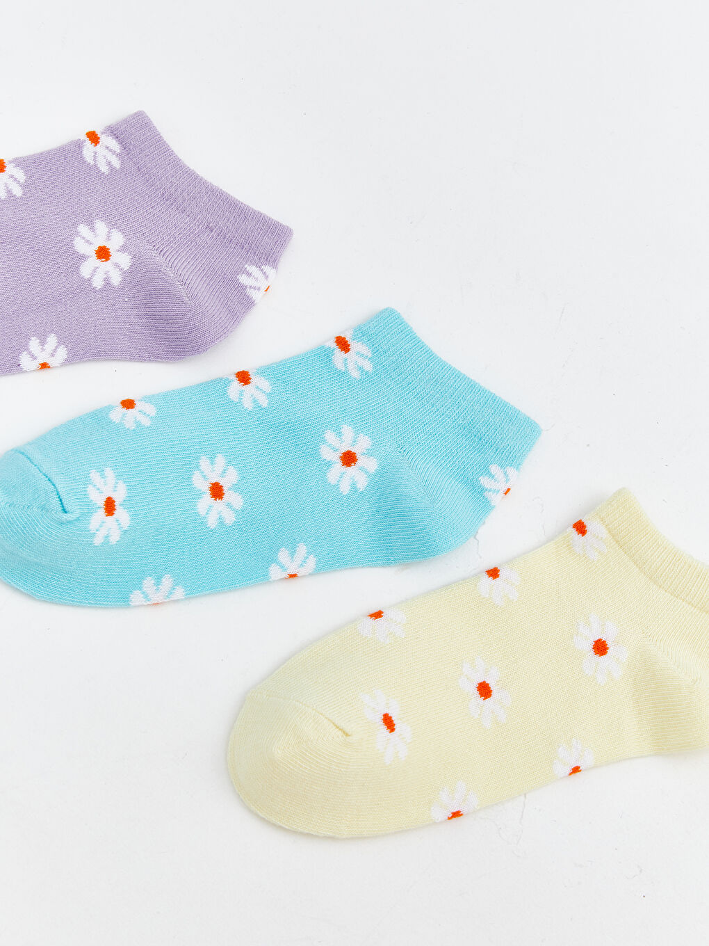 Girl LILAC Trainer Socks-1