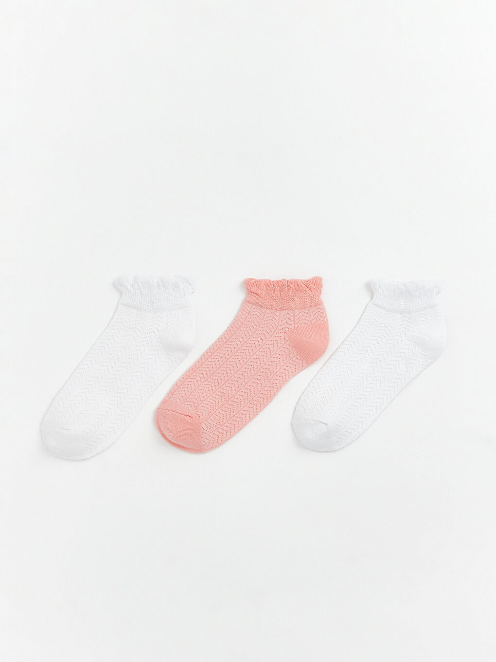 Girl WHITE Trainer Socks