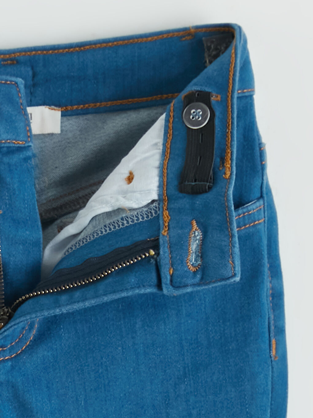 İndigo Slim Fit İspanyol Paça Kız Çocuk Jean Pantolon-1