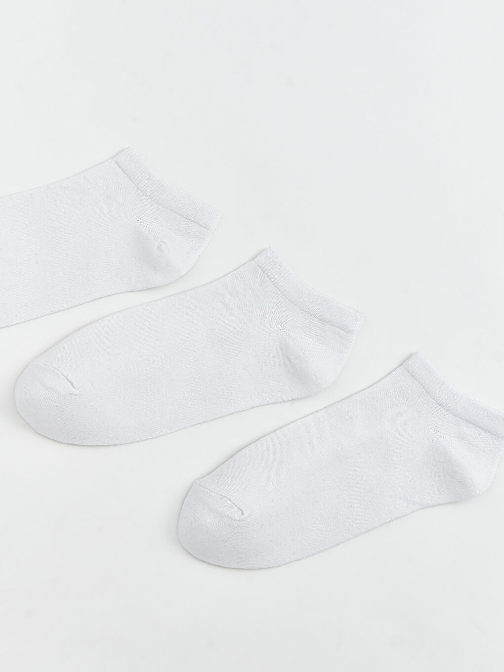 Girl WHITE Trainer Socks-1