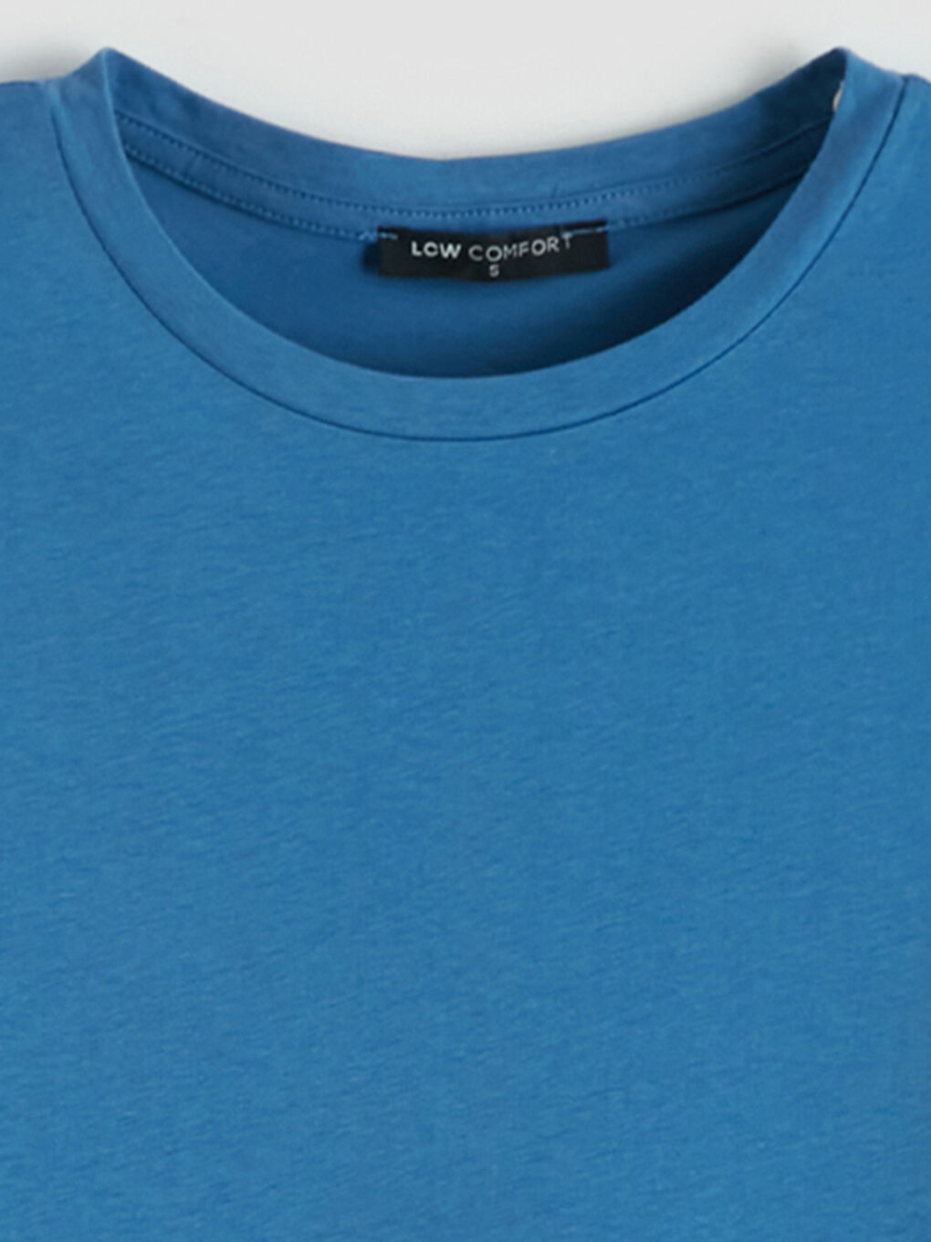 Многослойное платье с круглым вырезом-5