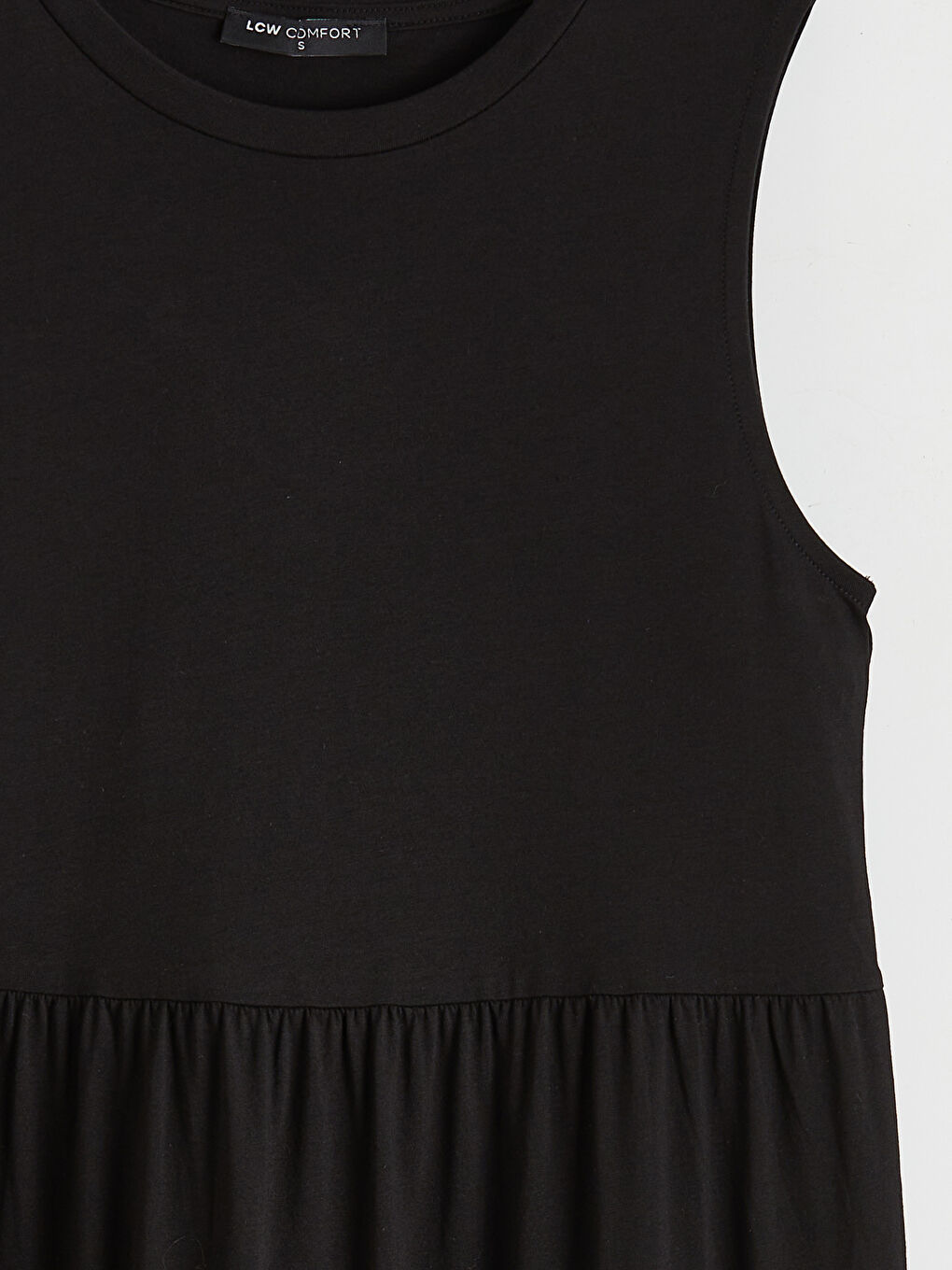 Crew Neck Layered Dress-6