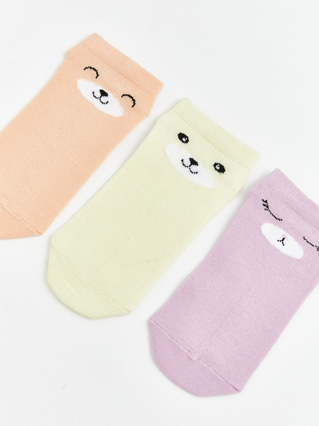 Girl PINK Trainer Socks-1