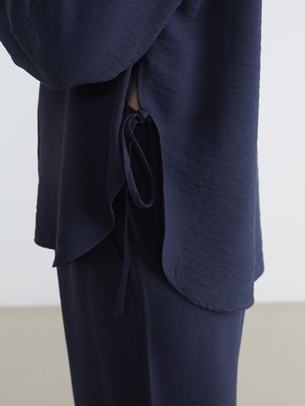 Women's Shirt with Tie Detail-2