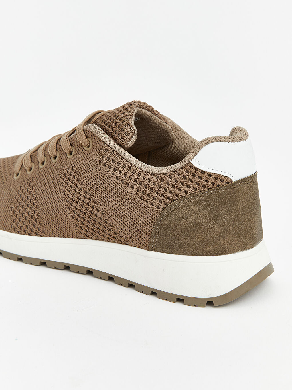 Kahverengi Fileli Erkek Spor Ayakkabı-4