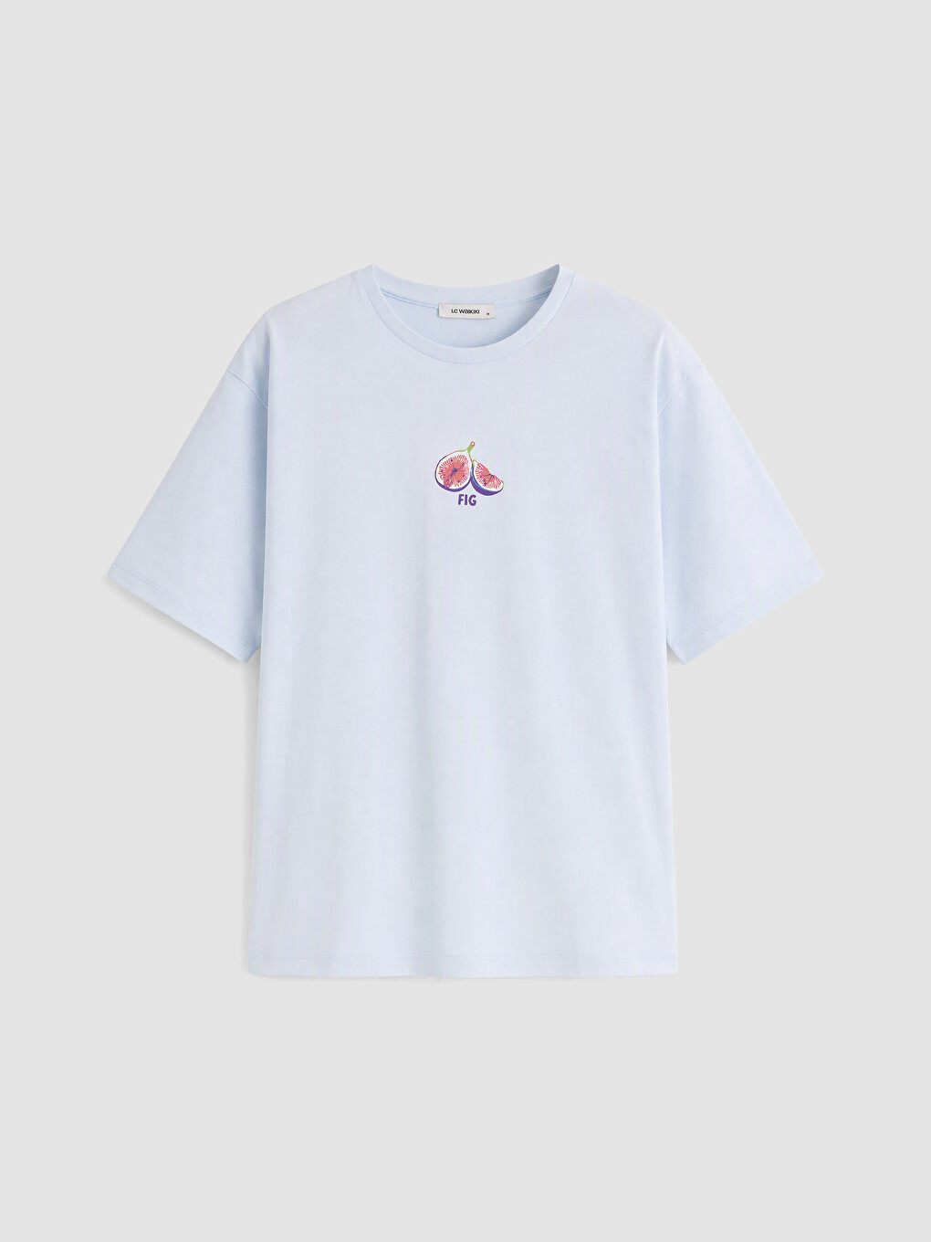 Tricou Supradimensionat Imprimat 100% Bumbac Pentru Femei-4