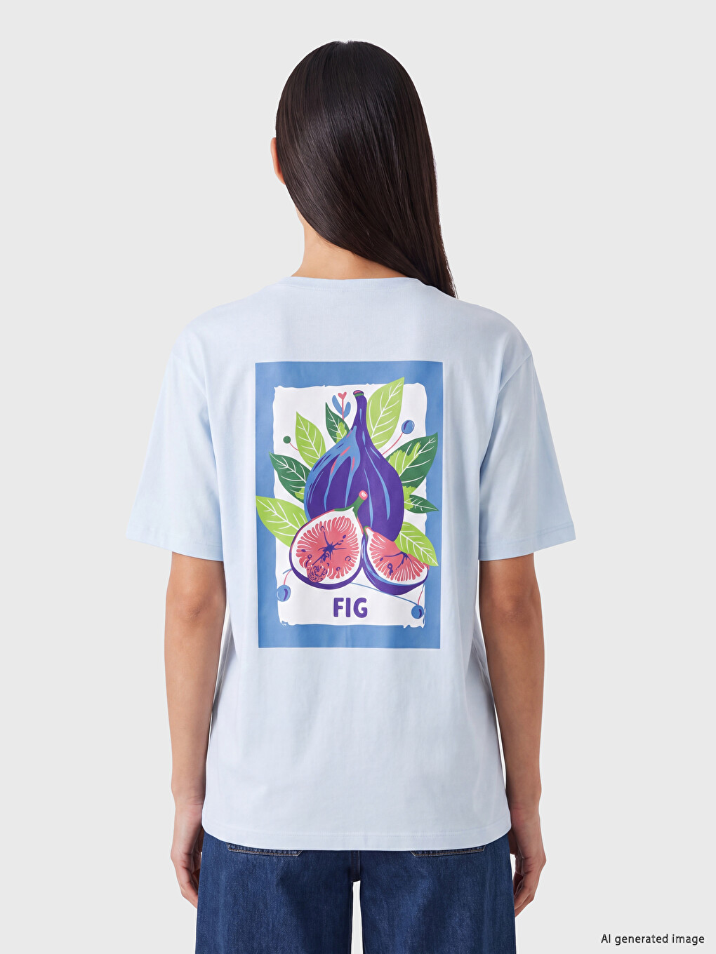 Tricou Supradimensionat Imprimat 100% Bumbac Pentru Femei-3