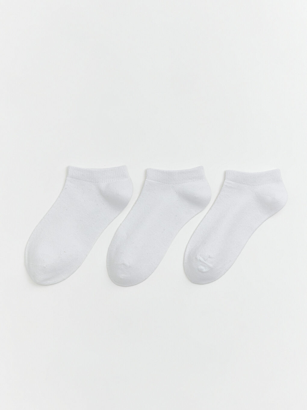 Beyaz Kız Çocuk Patik Çorap 3'lü