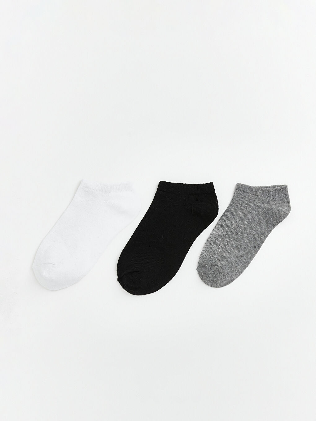 Beyaz Kız Çocuk Patik Çorap 3'lü