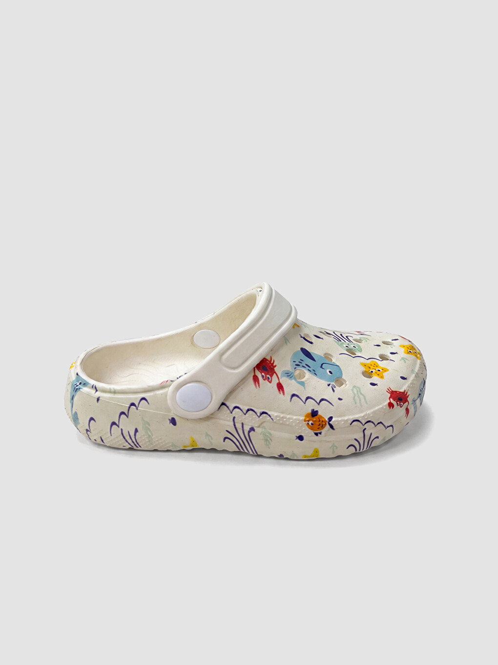 Sea Creatures Printed Boys' Beach Sandals-1
