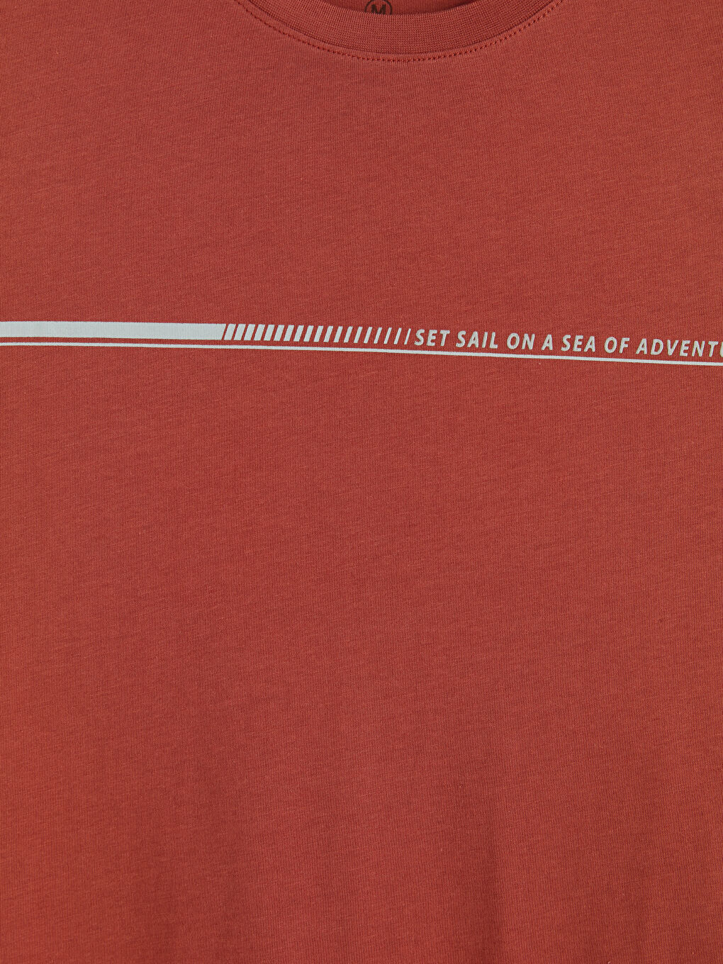 Kırmızı Bisiklet Yaka Baskılı Erkek Kolsuz Tişört-2