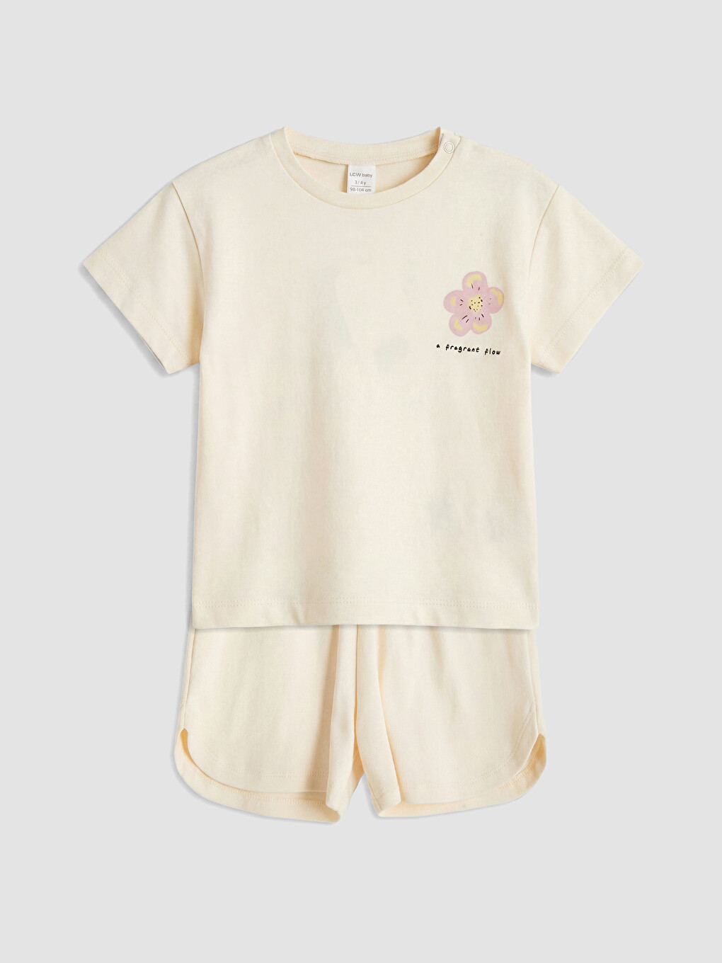 Flower Printed Baby Girls' Set