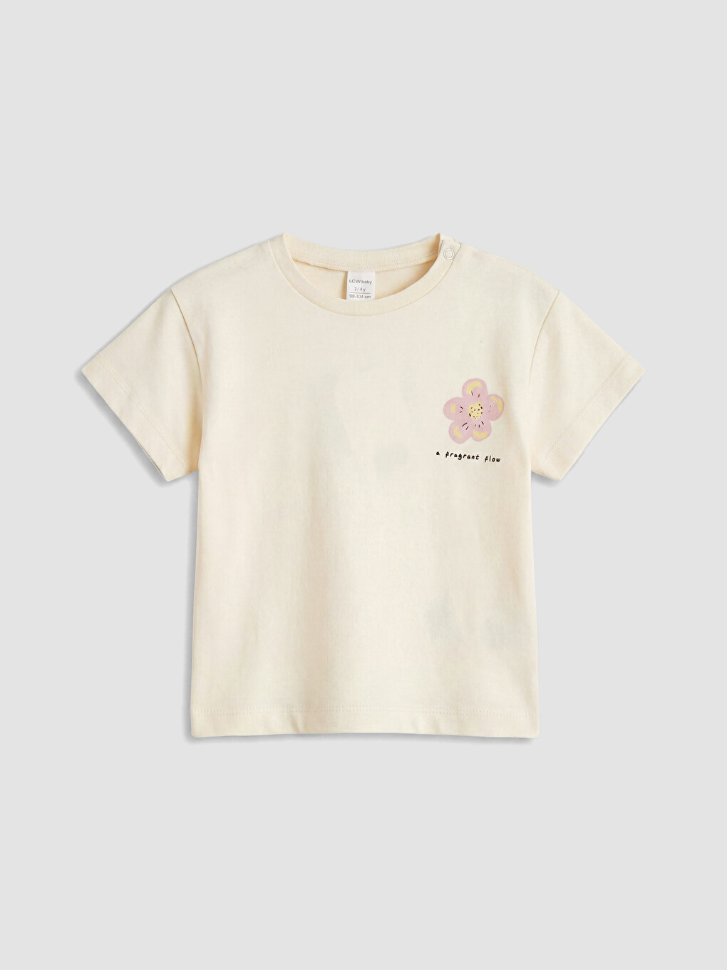 Flower Printed Baby Girls' Set-1