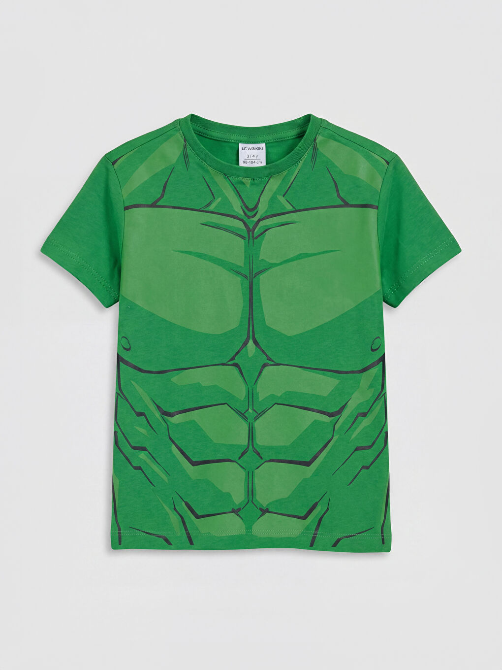 Yeşil Hulk Baskılı Erkek Çocuk Şortlu Pijama Takımı-1