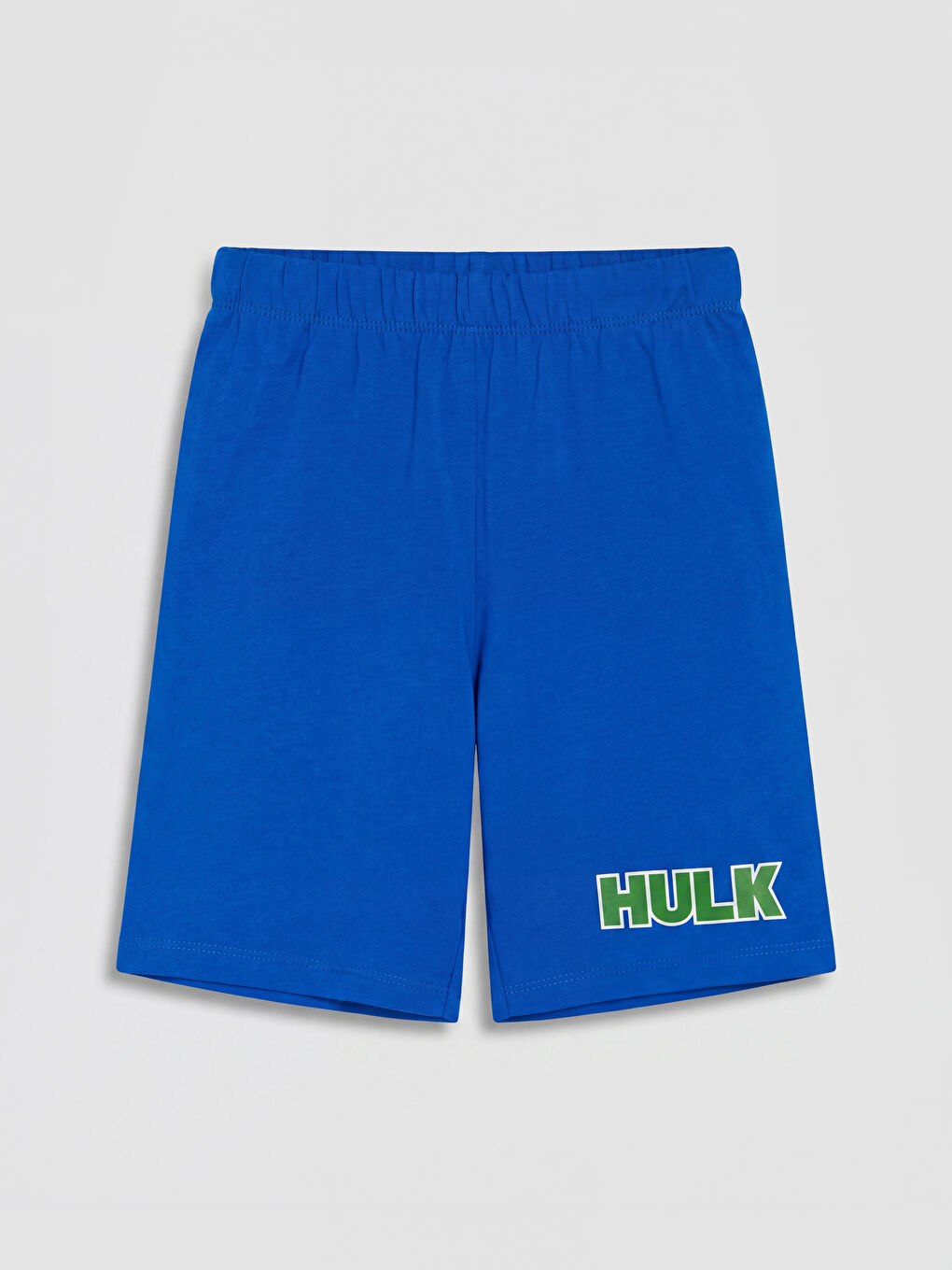 Yeşil Hulk Baskılı Erkek Çocuk Şortlu Pijama Takımı-4