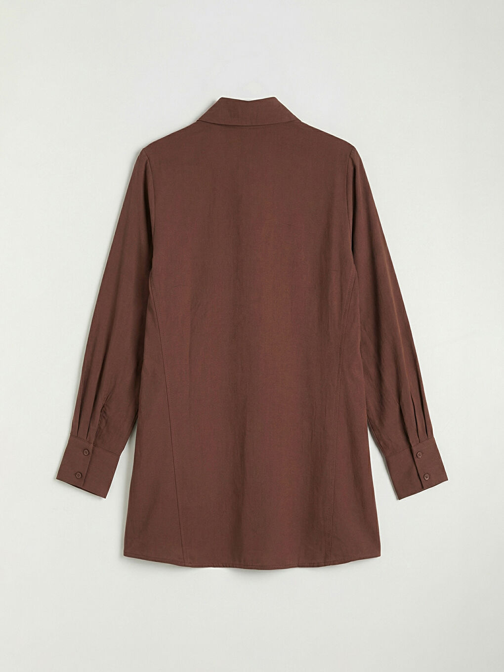 Women's Shirt Tunic with Tie Detail-6