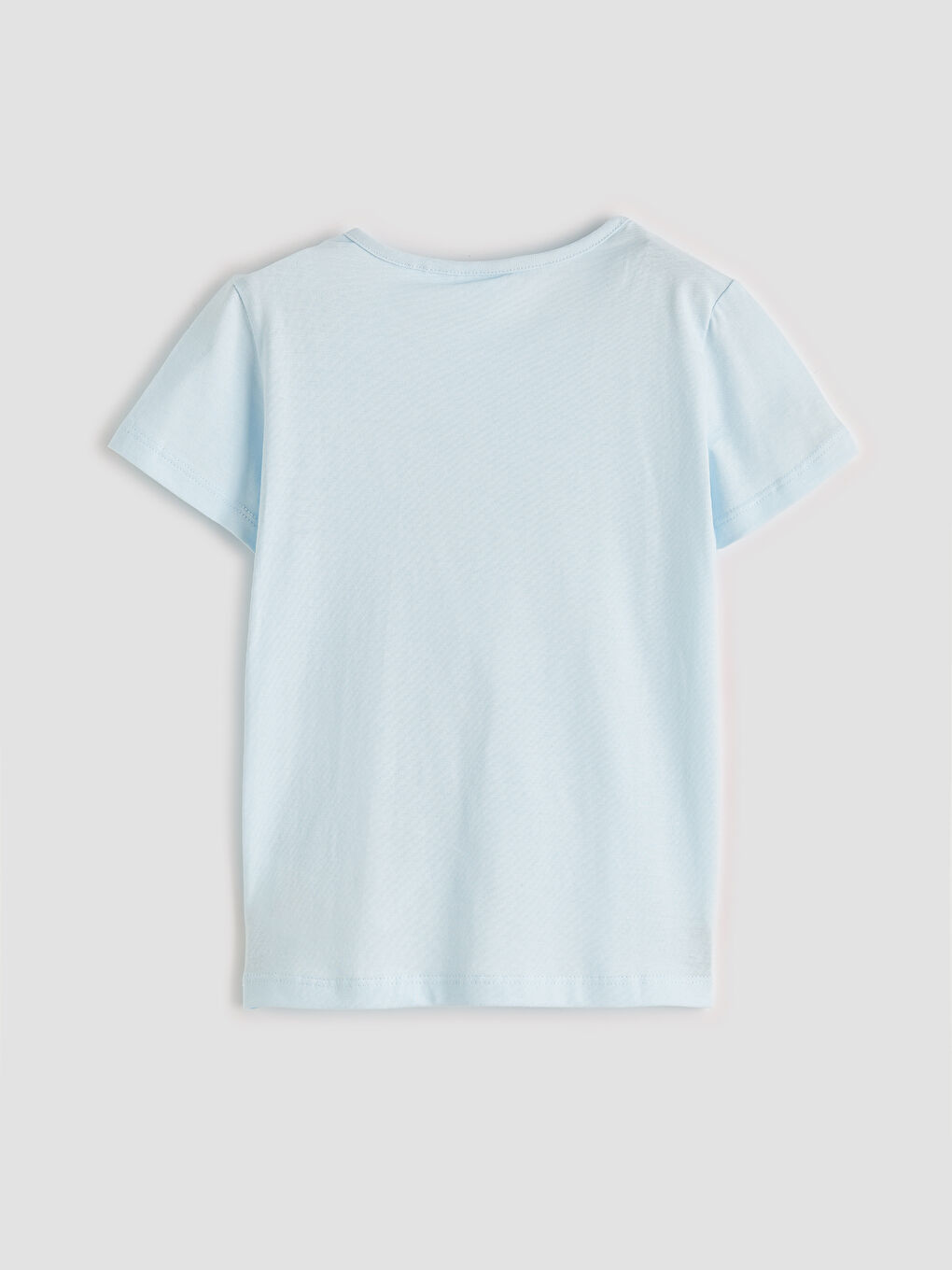 Mavi Stitch Baskılı Kız Çocuk Şortlu Pijama Takımı-3