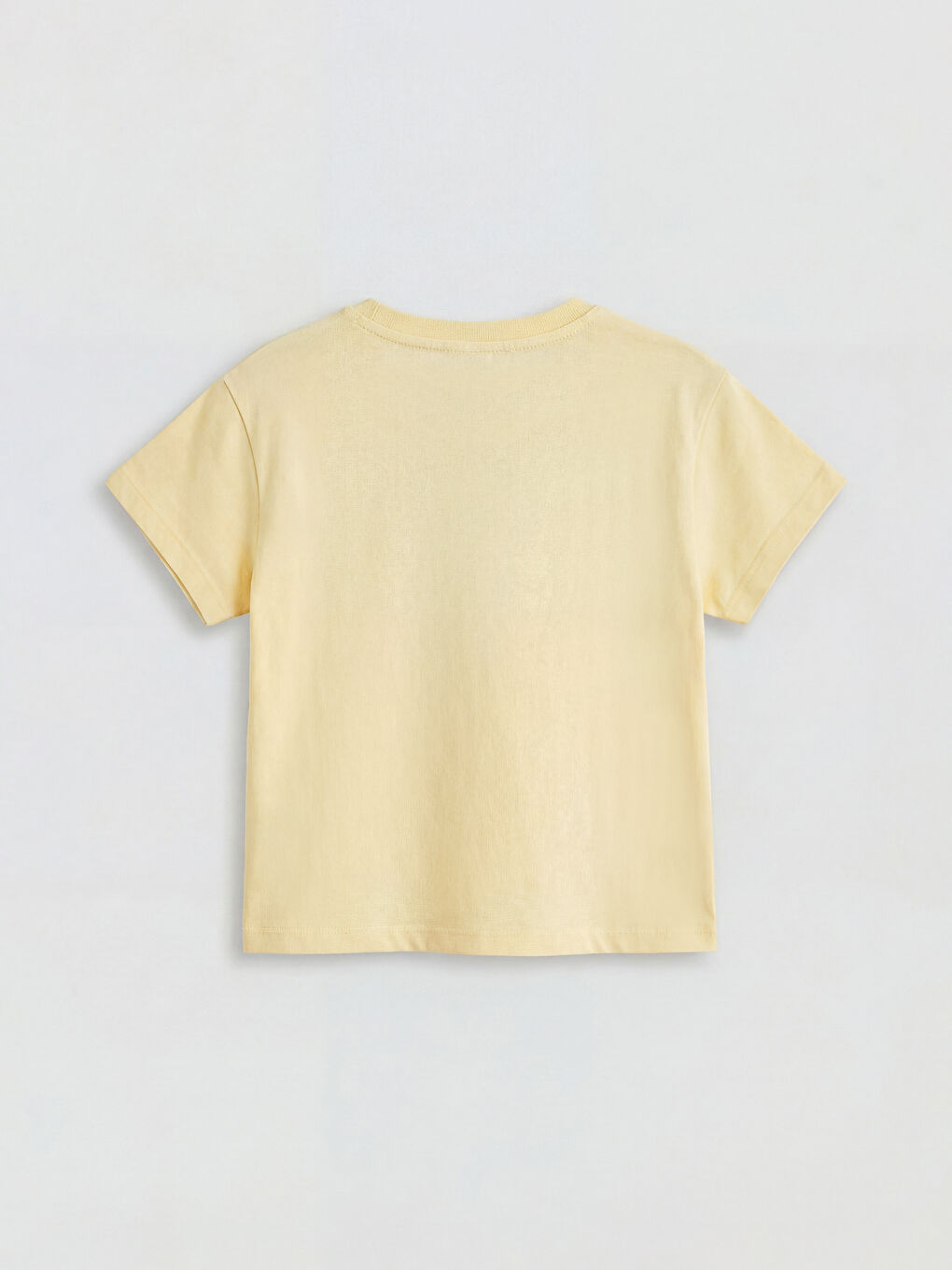 Sarı Baskılı Erkek Bebek Tişört ve Şort Takım-2