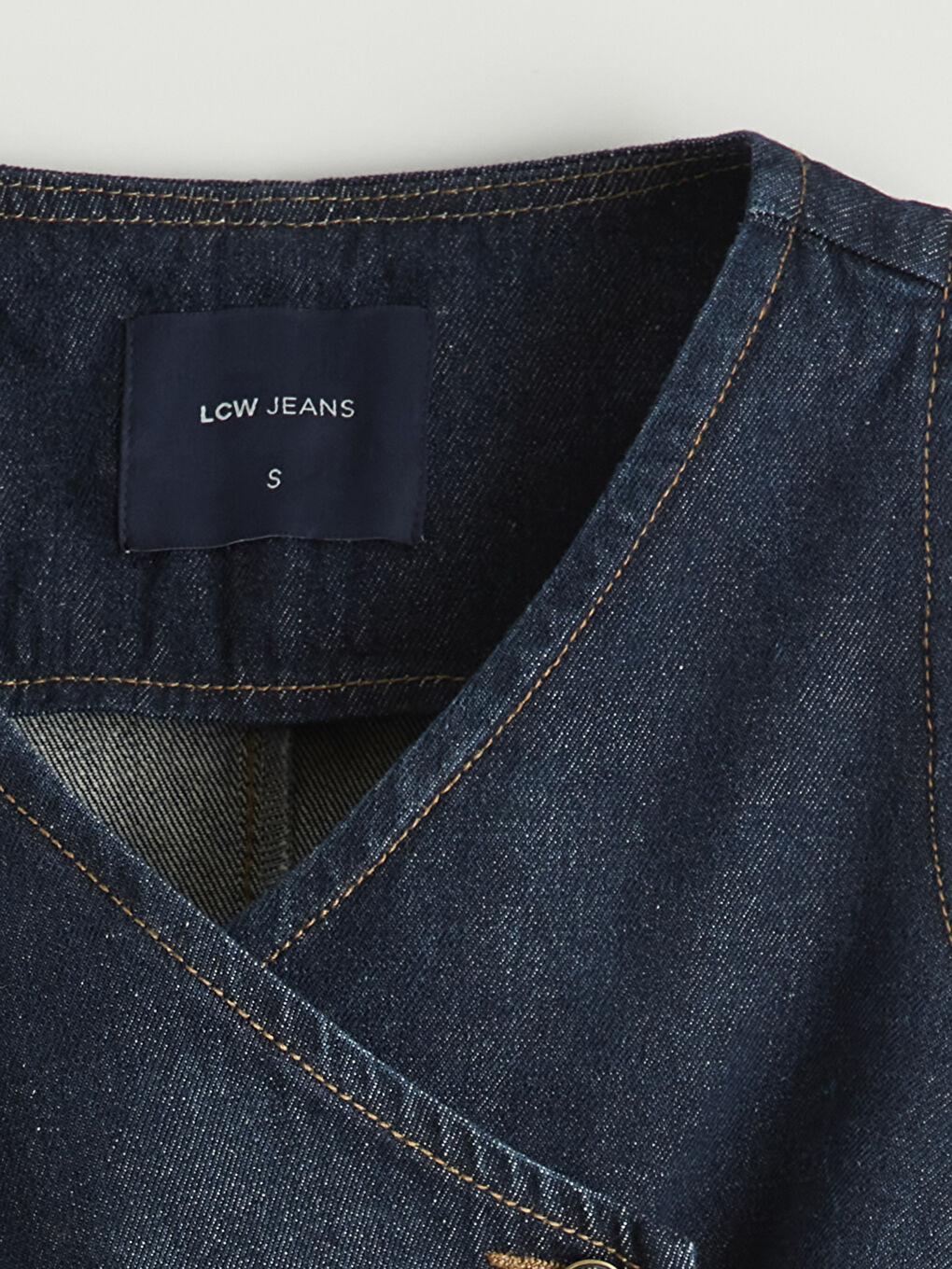 Woman INDIGO Denim Waistcoat-5