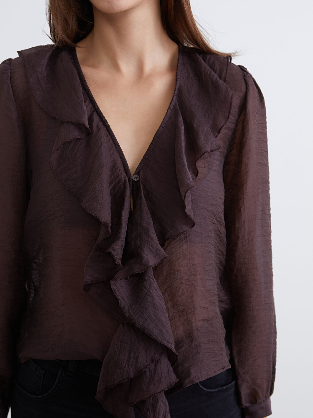 Woman BORDEAUX Blouse-2