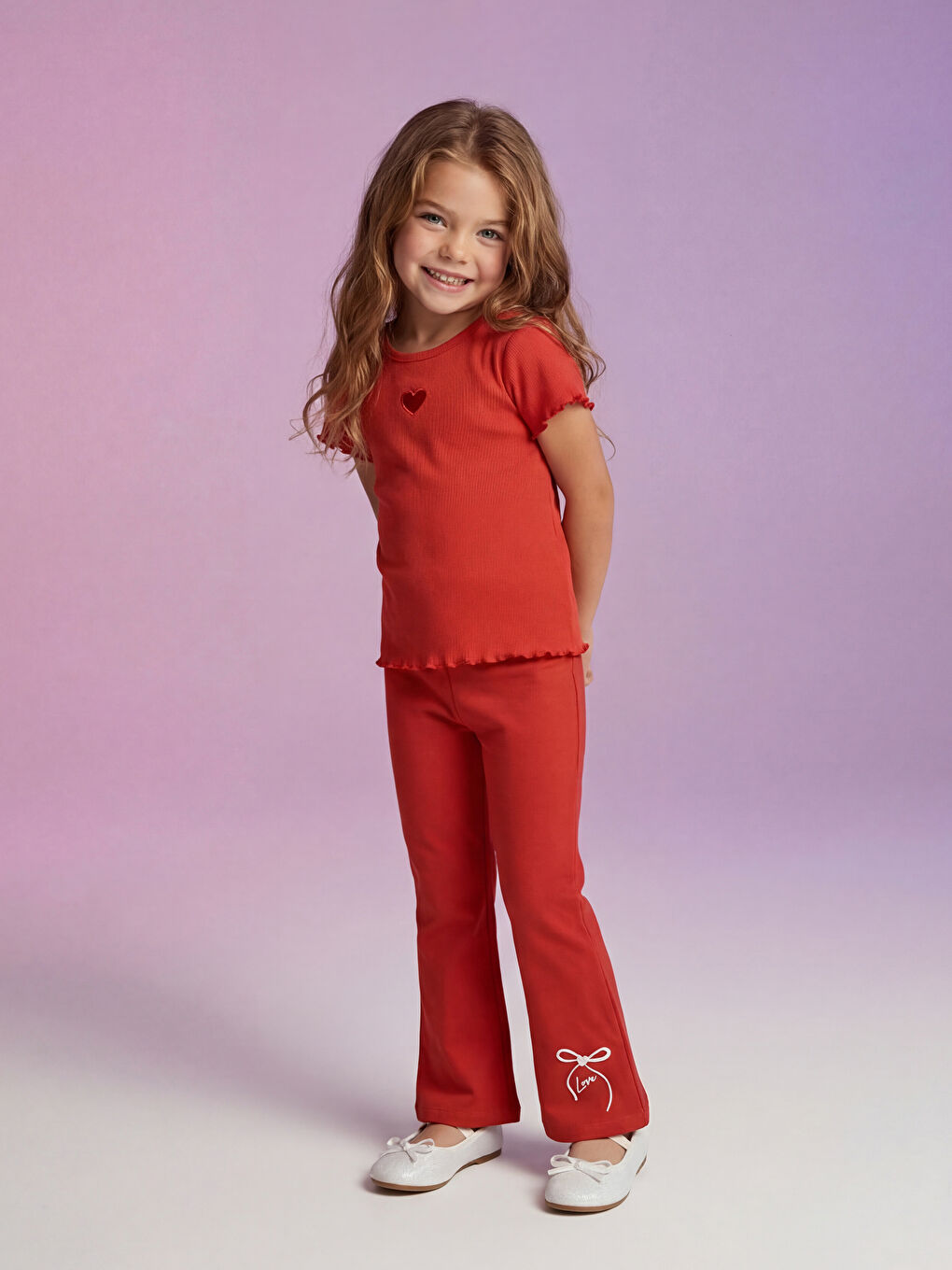 Mädchen SCHWARZ Leggings-2