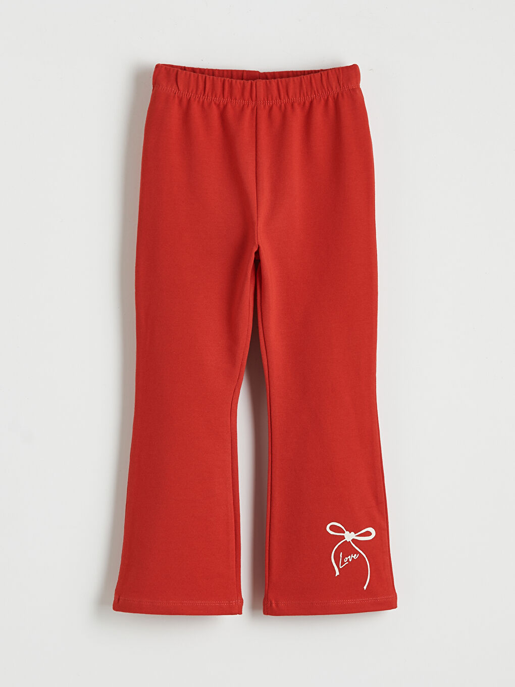 Siyah Fiyonklu İspanyol Paça Kız Çocuk Tayt 2'li-1