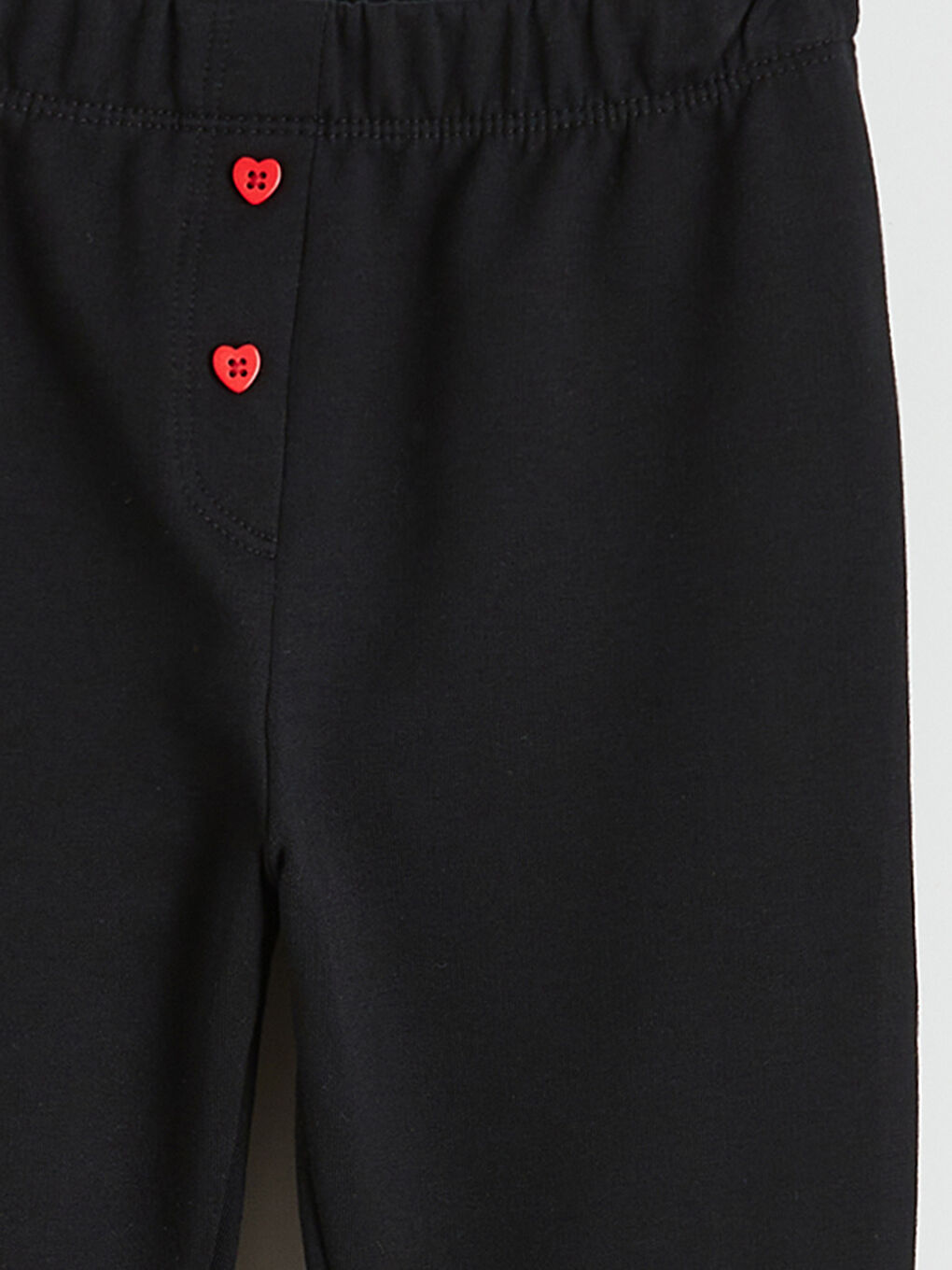 Siyah Fiyonklu İspanyol Paça Kız Çocuk Tayt 2'li-6