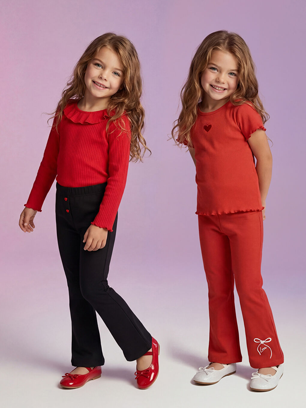 Mädchen SCHWARZ Leggings