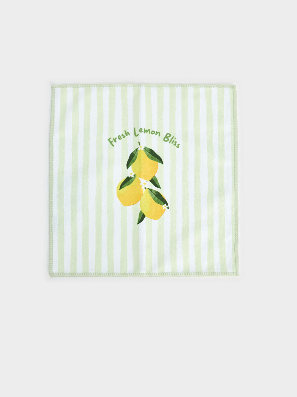 Karışık Limon Baskılı Kurulama Bezi 3'lü 30x30 cm