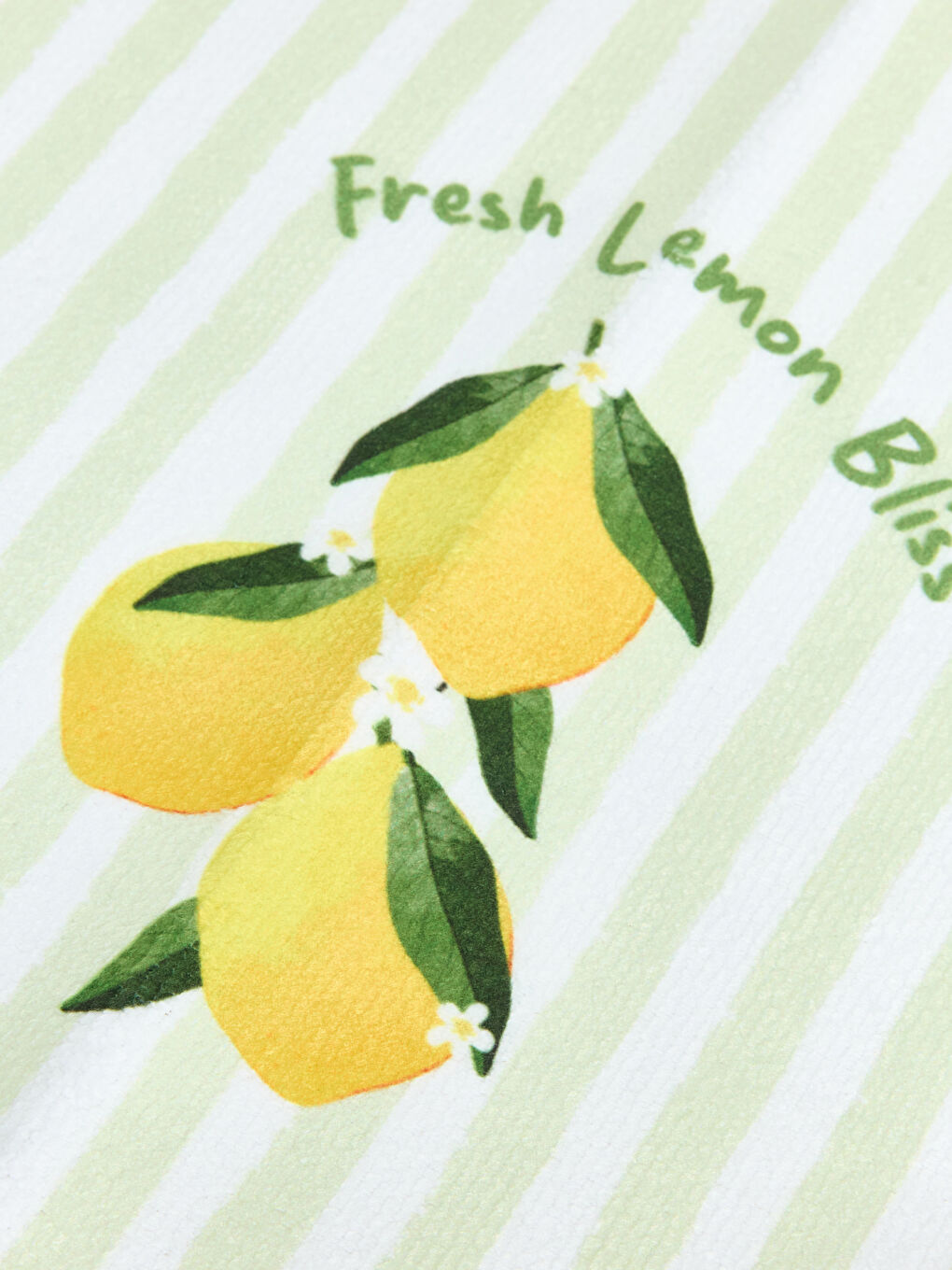 Karışık Limon Baskılı Kurulama Bezi 3'lü 30x30 cm-2