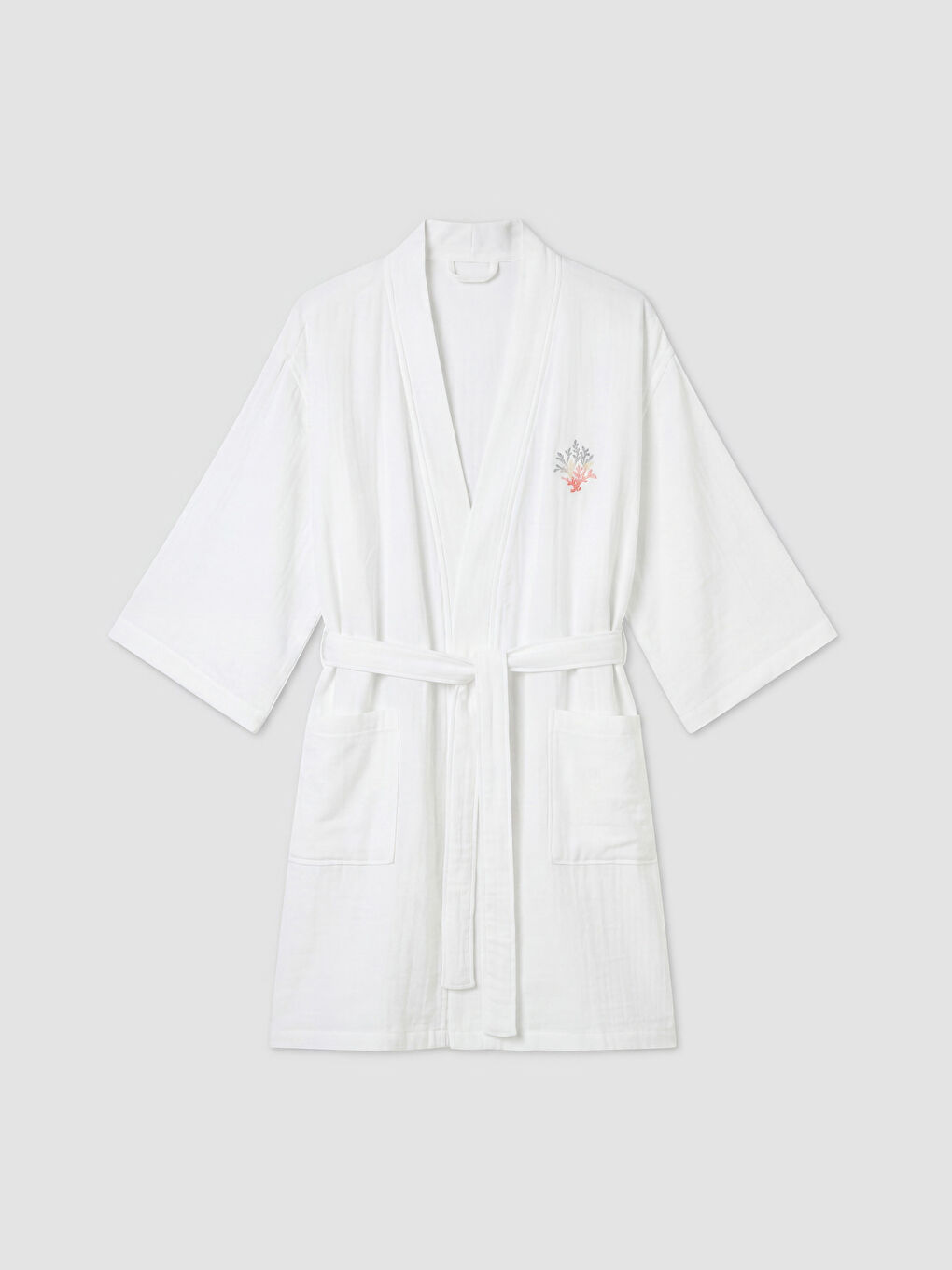 Žena BIJELA Ženski ogrtač-2