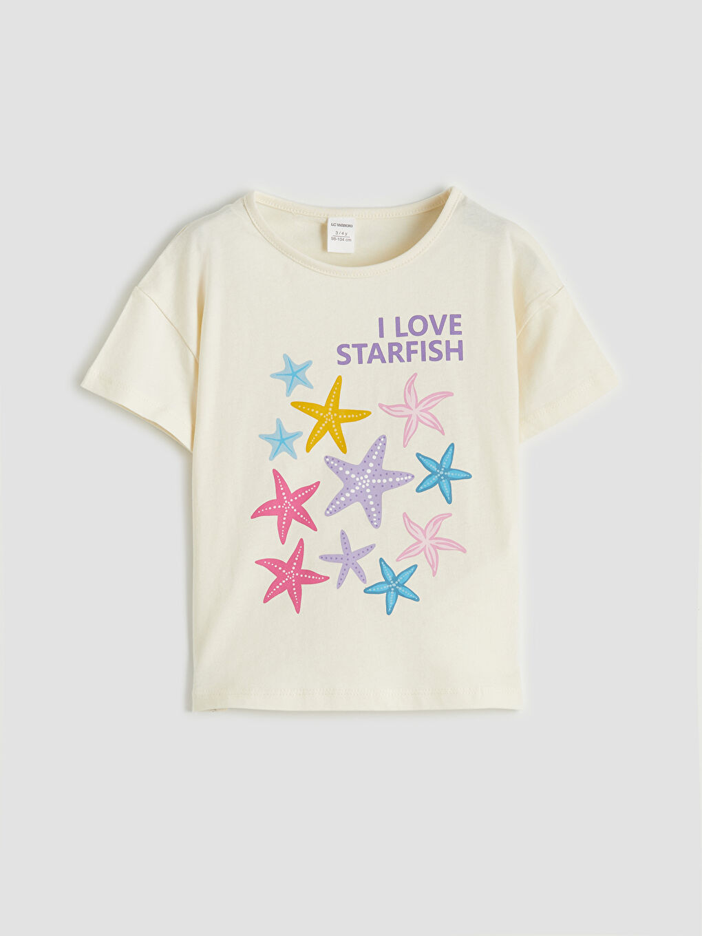 Lila Yıldız Kız Çocuk Penye Tişört ve Şort-1